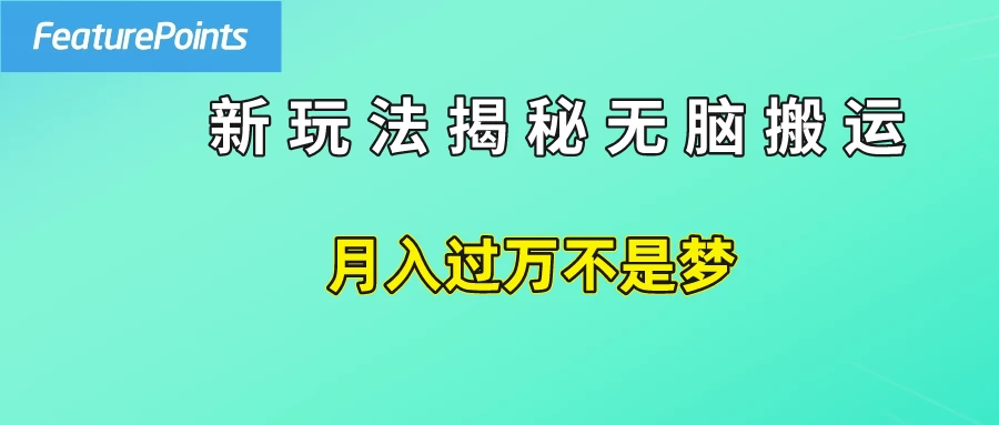 图片[1]-简单操作，每天50美元收入，搬运就是赚钱的秘诀！-韬哥副业项目资源网