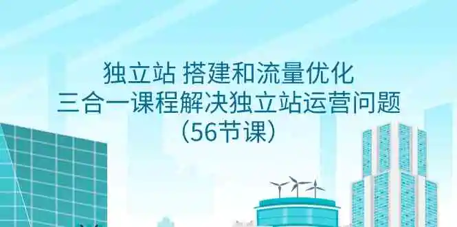 （9156期）独立站 搭建和流量优化，三合一课程解决独立站运营问题（56节课）插图