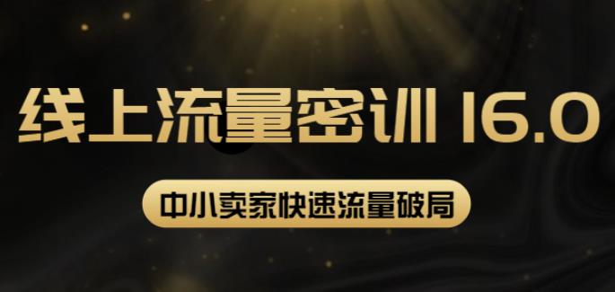 2022秋秋线上流量密训16.0：包含暴力引流10W+中小卖家流量破局技巧等等