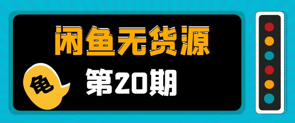 龟课·闲鱼无货源电商课程第20期：闲鱼项目操盘手带你从0到月入20万+