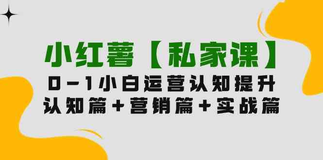 （9910期）小红薯【私家课】0-1玩赚小红书内容营销，认知篇+营销篇+实战篇（11节课）插图