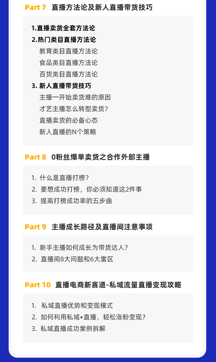 （1435期）0基础快速入门直播电商课程：直播平台玩法解析-团队打造-带货全流程等环节